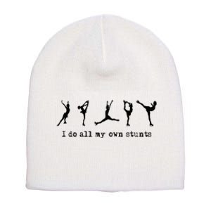 Figure Skating Cute Funny Ice Skating Short Acrylic Beanie