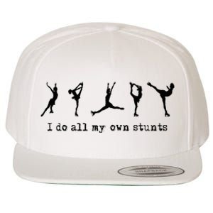 Figure Skating Cute Funny Ice Skating Wool Snapback Cap