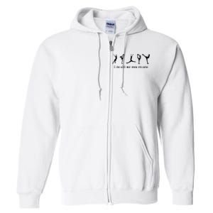 Figure Skating Cute Funny Ice Skating Full Zip Hoodie