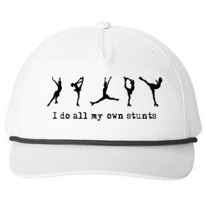 Figure Skating Cute Funny Ice Skating Snapback Five-Panel Rope Hat