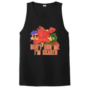 Funny Saying Don't Hug Me I'm Scareds Sarcasm Design PosiCharge Competitor Tank