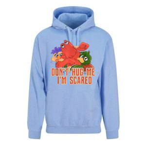 Funny Saying Don't Hug Me I'm Scareds Sarcasm Design Unisex Surf Hoodie