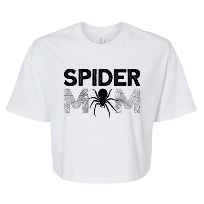 Funny Spider Design For Women Girl Sarachnid Spidey Lovers Bella+Canvas Jersey Crop Tee