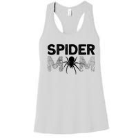 Funny Spider Design For Women Girl Sarachnid Spidey Lovers Women's Racerback Tank