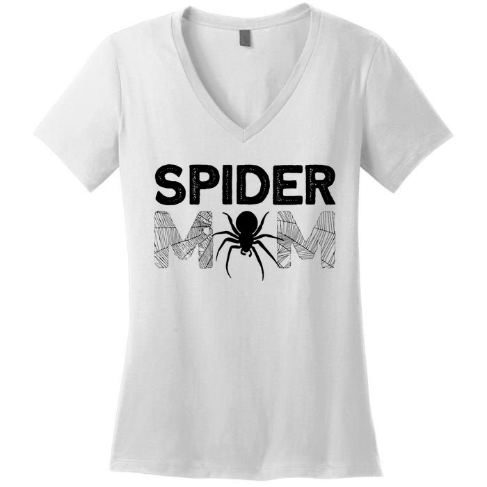 Funny Spider Design For Women Girl Sarachnid Spidey Lovers Women's V-Neck T-Shirt