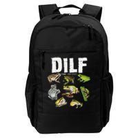 Funny Saying DILF Damn I Love Frogs Animals Daily Commute Backpack