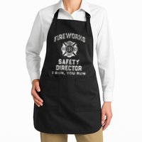 Fireworks Safety Director 4th Of July Firefighter Apron