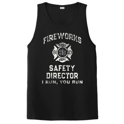 Fireworks Safety Director 4th Of July Firefighter PosiCharge Competitor Tank