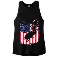 Funny Scuba Diving Design Scuba Dive Coach Deep Sea Diver Ladies PosiCharge Tri-Blend Wicking Tank