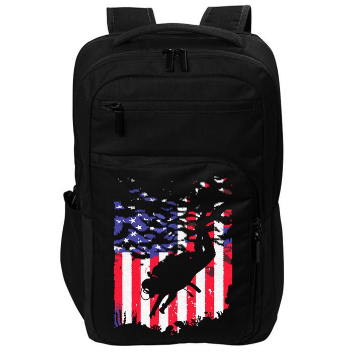 Funny Scuba Diving Design Scuba Dive Coach Deep Sea Diver Impact Tech Backpack