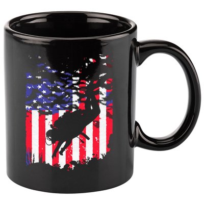 Funny Scuba Diving Design Scuba Dive Coach Deep Sea Diver 11oz C Handle Ceramic Mug