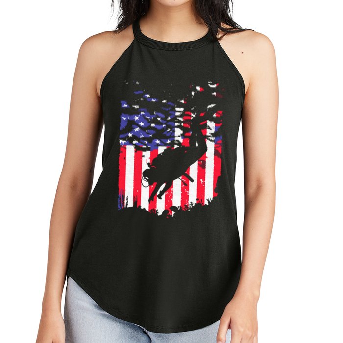 Funny Scuba Diving Design Scuba Dive Coach Deep Sea Diver Women's Perfect Tri Rocker Tank