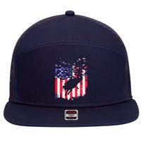 Funny Scuba Diving Design Scuba Dive Coach Deep Sea Diver 7 Panel Mesh Trucker Snapback Hat