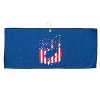 Funny Scuba Diving Design Scuba Dive Coach Deep Sea Diver Large Microfiber Waffle Golf Towel