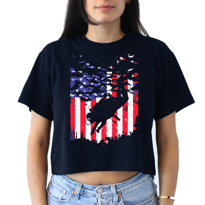 Funny Scuba Diving Design Scuba Dive Coach Deep Sea Diver Crop Top