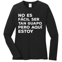 Funny Spanish Dad Fathers Day Dia Del Padre Regalo Para Papa Ladies Long Sleeve Shirt