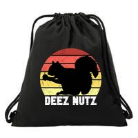 Funny Saying Deez Nutz Christmas Gopher Ugly Xmas Drawstring Bag