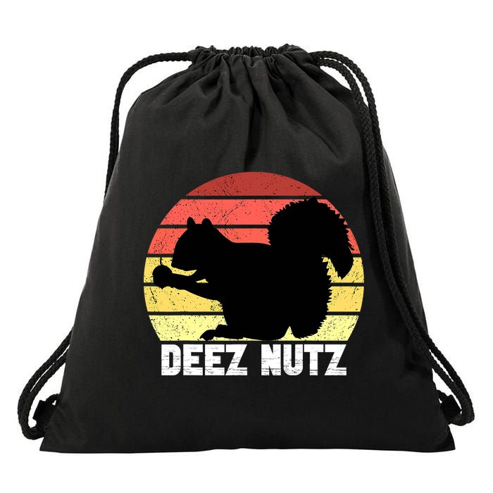 Funny Saying Deez Nutz Christmas Gopher Ugly Xmas Drawstring Bag