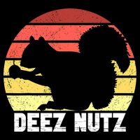 Funny Saying Deez Nutz Christmas Gopher Ugly Xmas Drawstring Bag