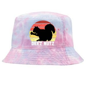 Funny Saying Deez Nutz Christmas Gopher Ugly Xmas Tie-Dyed Bucket Hat