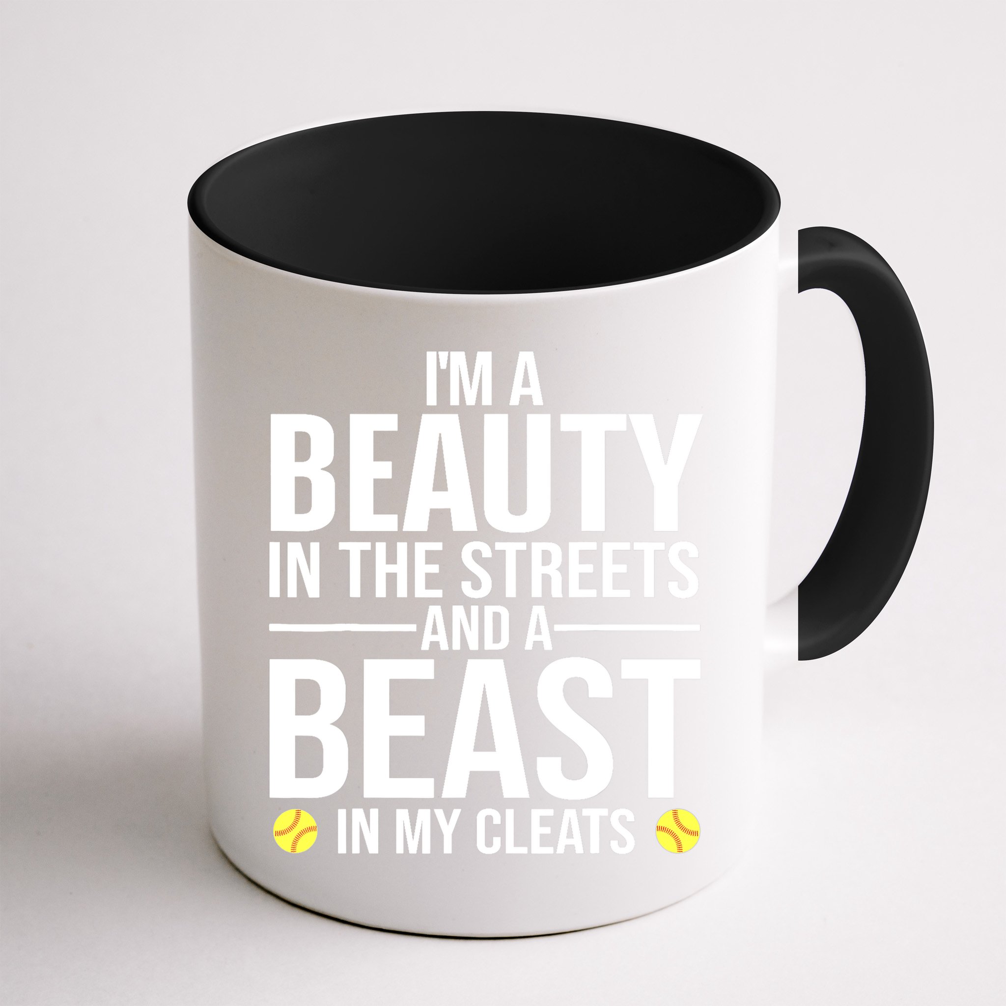 Funny Softball Design For Wo Girls Softball Team Player Mug