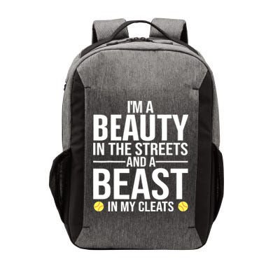 Funny Softball Design For Wo Girls Softball Team Player Vector Backpack