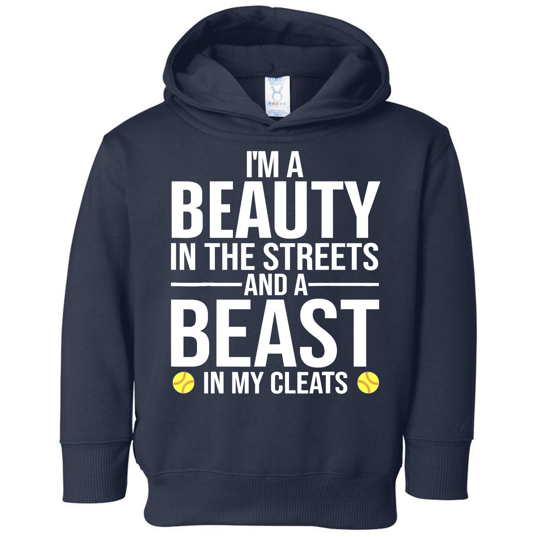 Funny Softball Design For Wo Girls Softball Team Player Toddler Hoodie