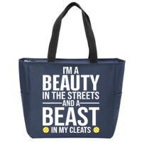 Funny Softball Design For Wo Girls Softball Team Player Zip Tote Bag
