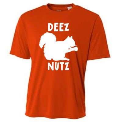 Funny Saying Deez Nutz Christmas Gopher Ugly Xmas Gift Cooling Performance Crew T-Shirt