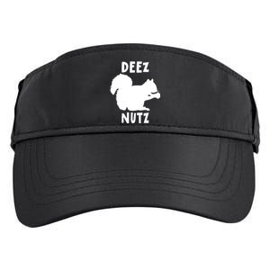 Funny Saying Deez Nutz Christmas Gopher Ugly Xmas Gift Adult Drive Performance Visor