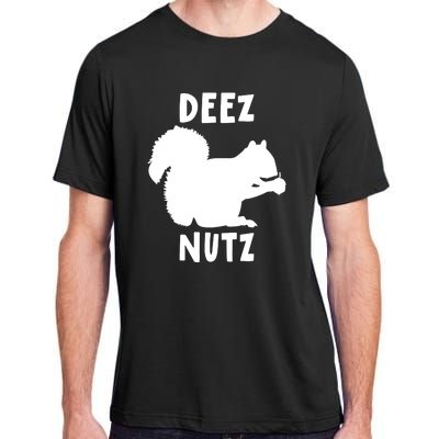 Funny Saying Deez Nutz Christmas Gopher Ugly Xmas Gift Adult ChromaSoft Performance T-Shirt