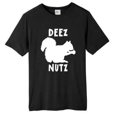 Funny Saying Deez Nutz Christmas Gopher Ugly Xmas Gift Tall Fusion ChromaSoft Performance T-Shirt