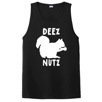 Funny Saying Deez Nutz Christmas Gopher Ugly Xmas Gift PosiCharge Competitor Tank