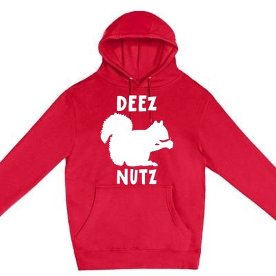 Funny Saying Deez Nutz Christmas Gopher Ugly Xmas Gift Premium Pullover Hoodie