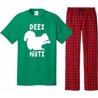 Funny Saying Deez Nutz Christmas Gopher Ugly Xmas Gift Pajama Set