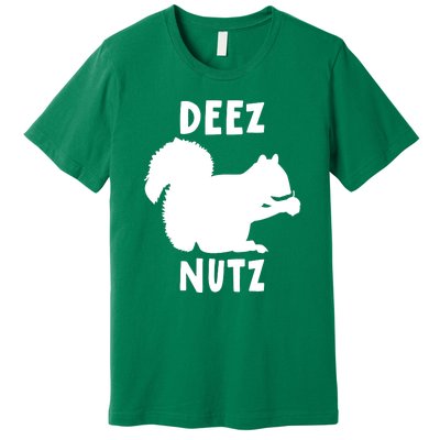 Funny Saying Deez Nutz Christmas Gopher Ugly Xmas Gift Premium T-Shirt