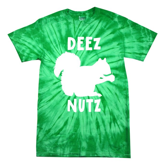 Funny Saying Deez Nutz Christmas Gopher Ugly Xmas Gift Tie-Dye T-Shirt