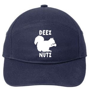 Funny Saying Deez Nutz Christmas Gopher Ugly Xmas Gift 7-Panel Snapback Hat