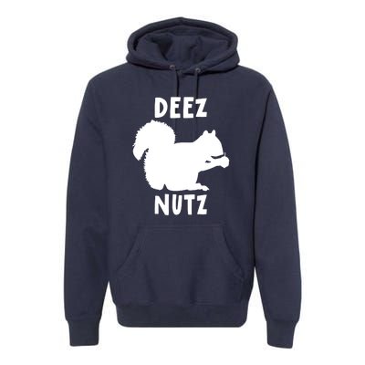 Funny Saying Deez Nutz Christmas Gopher Ugly Xmas Gift Premium Hoodie