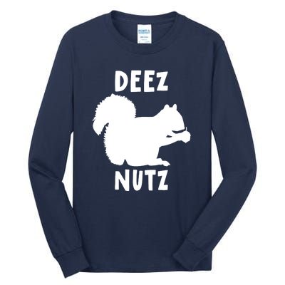 Funny Saying Deez Nutz Christmas Gopher Ugly Xmas Gift Tall Long Sleeve T-Shirt