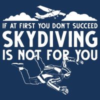 Funny Skydiving Design For Men Women Skydiver Skydive Lovers Button