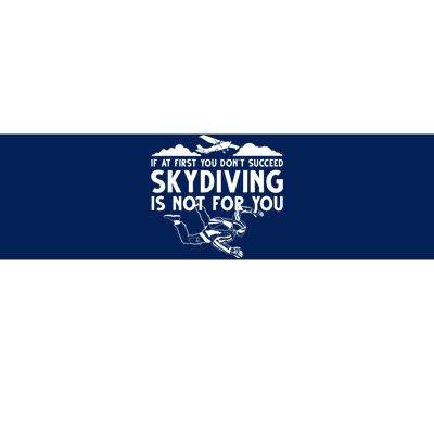 Funny Skydiving Design For Men Women Skydiver Skydive Lovers Bumper Sticker