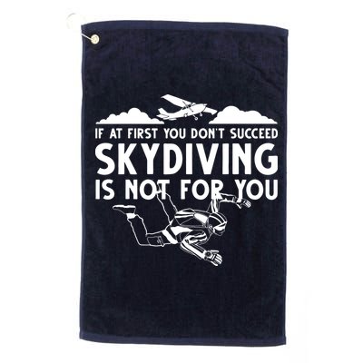 Funny Skydiving Design For Men Women Skydiver Skydive Lovers Golf Towel