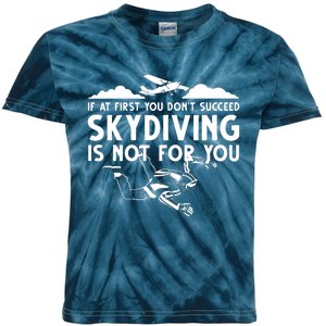 Funny Skydiving Design For Men Women Skydiver Skydive Lovers Kids Tie-Dye T-Shirt