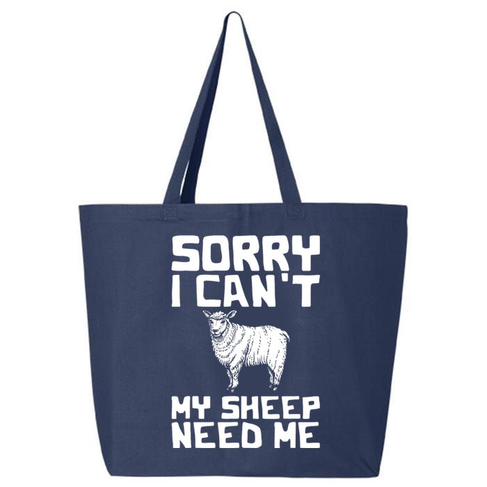 Funny Sheepp Design For Farmers And Sheepp Lovers 25L Jumbo Tote