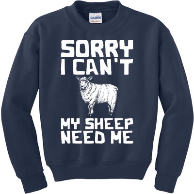 Funny Sheepp Design For Farmers And Sheepp Lovers Kids Sweatshirt