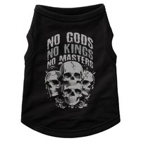 Funny Skull Design No Gods No Kings No Doggie Tank