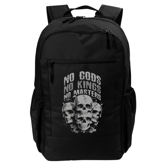 Funny Skull Design No Gods No Kings No Backpack