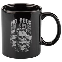 Funny Skull Design No Gods No Kings No 11oz C Handle Ceramic Mug