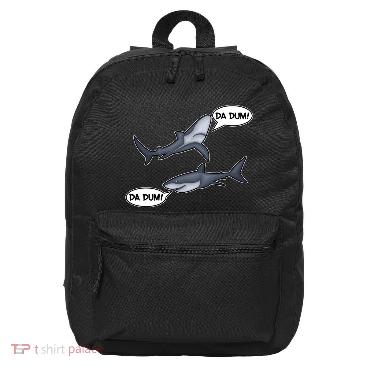 Funny Shark Da Dum Da Dum 16 in Basic Backpack